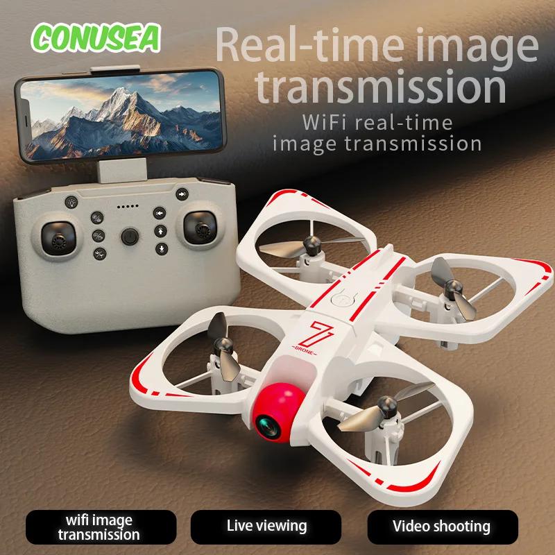 Ufo Rc Drone Toy Cz07 Mini Dronwifi Fpv Drones with 4K Camera Hd Aerial Photography Aircraft Led Plane Remote Control Helicopter