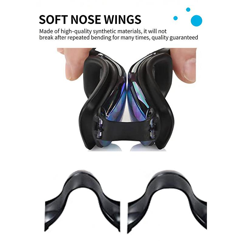 1 Set Nearsighted Swim Glasses Short-Sighted Goggles For Swimming Graded Eyeglasses With Grade Silicone Racing Goggles For Adult