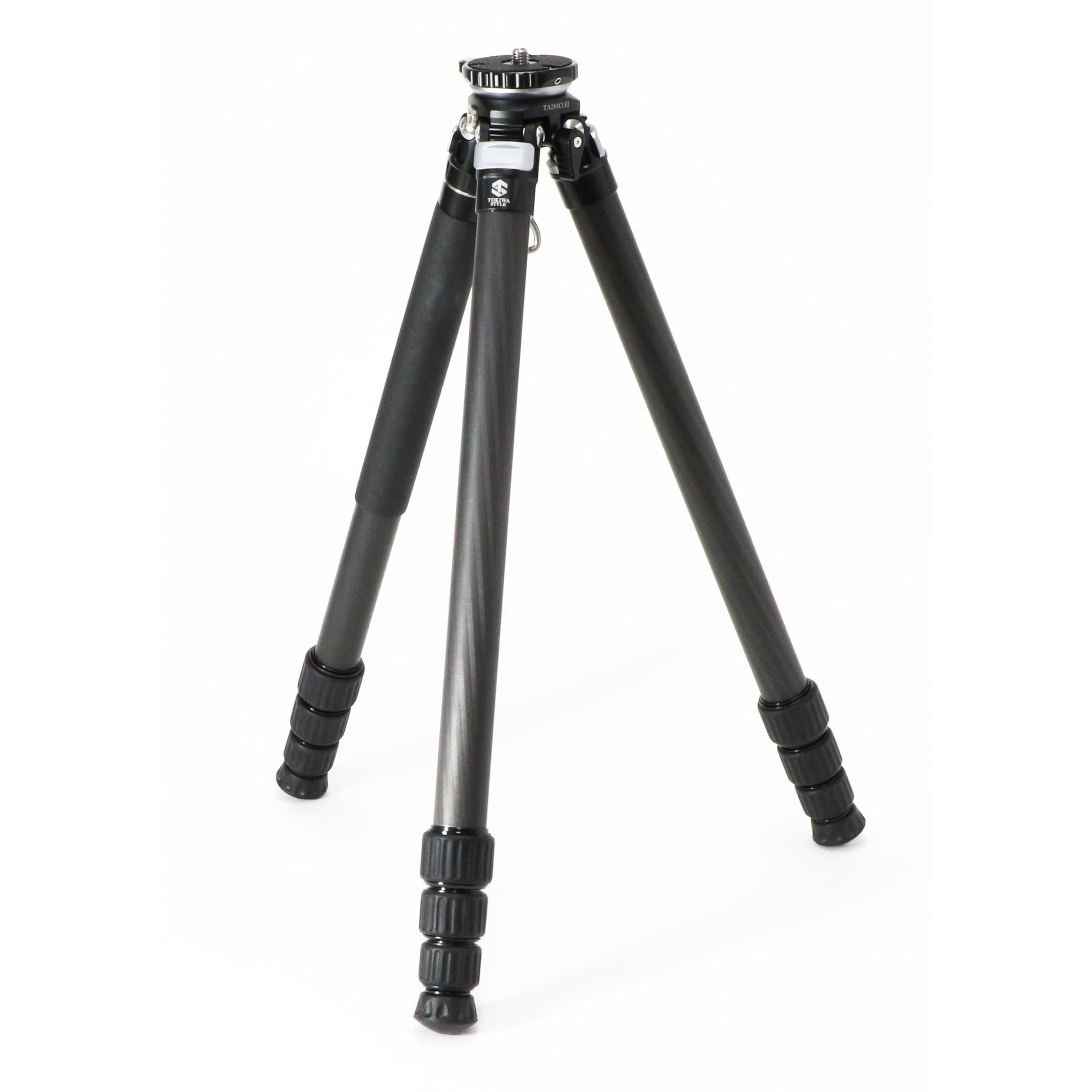 

TOKIWA STYLE TA284CLEJ Carbon Fiber Tripod Leveler Tilt 28mm Pipe 1420mm for Video 4-Section (with Base), 25° Angle, Diameter, Height,