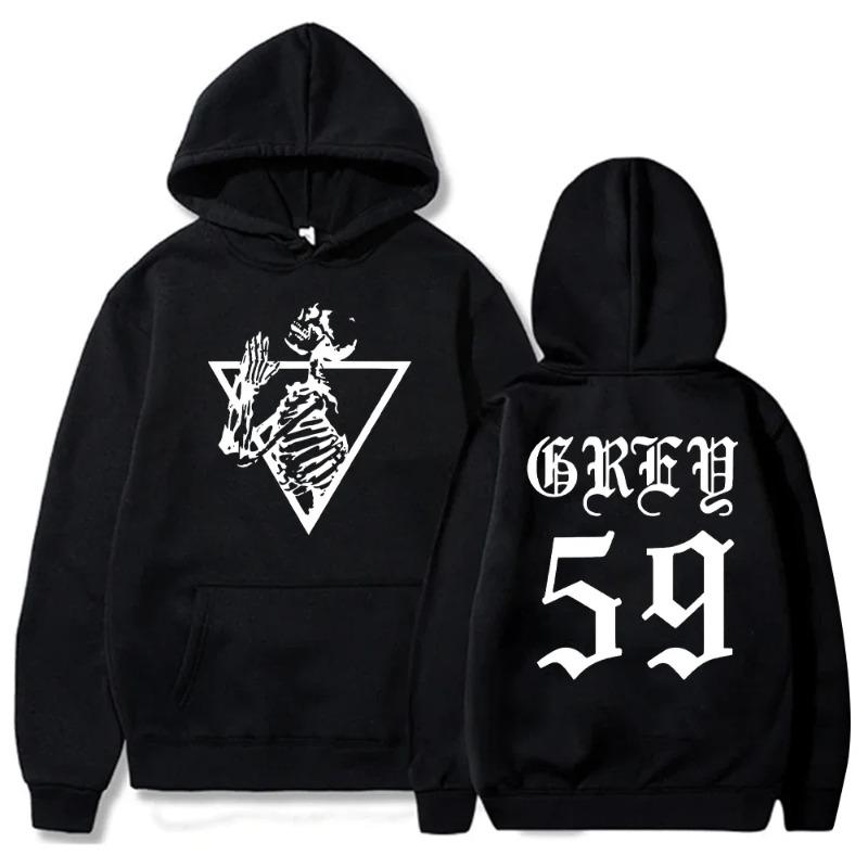 Suicideboys G59 Skeleton Printed Hoodies  Trendy Music Unisex Streetwear Pullover Casual Comfortable Soft Sweatshirts