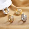 Lindon Women Copper Alloy Zircon Earrings Drop Earrings For Women Wedding Party Gifts
