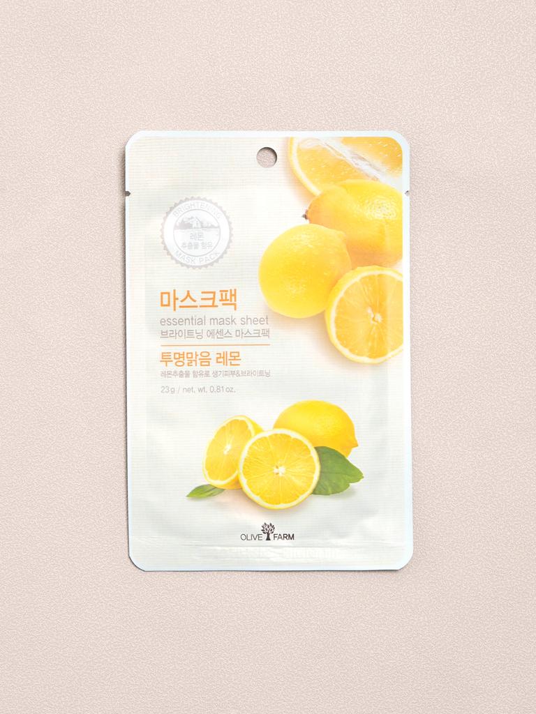 Olive Farm Essential Lemon Mask Sheet