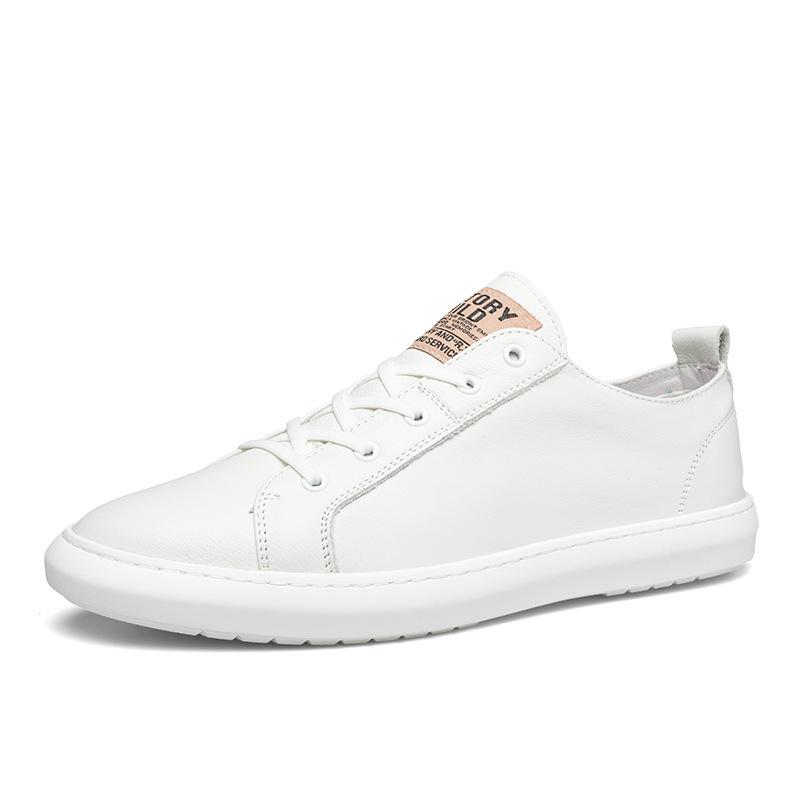 2025 Direct Supply Fashion White Shoes Men's New Board Shoes Trend Men's Casual Shoes European Station Men's Shoes