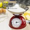 Low Price Metal Housing Dial Spring Balance Mechanical Kitchen Weighing Food Scales Spring Scale Weighs with Bowl 5kg 4kg 20g