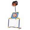 3 in 1 Sports Toy for Kids Portable Mini Soccer Goal Set with Basketball Board Viscous Ball Target
