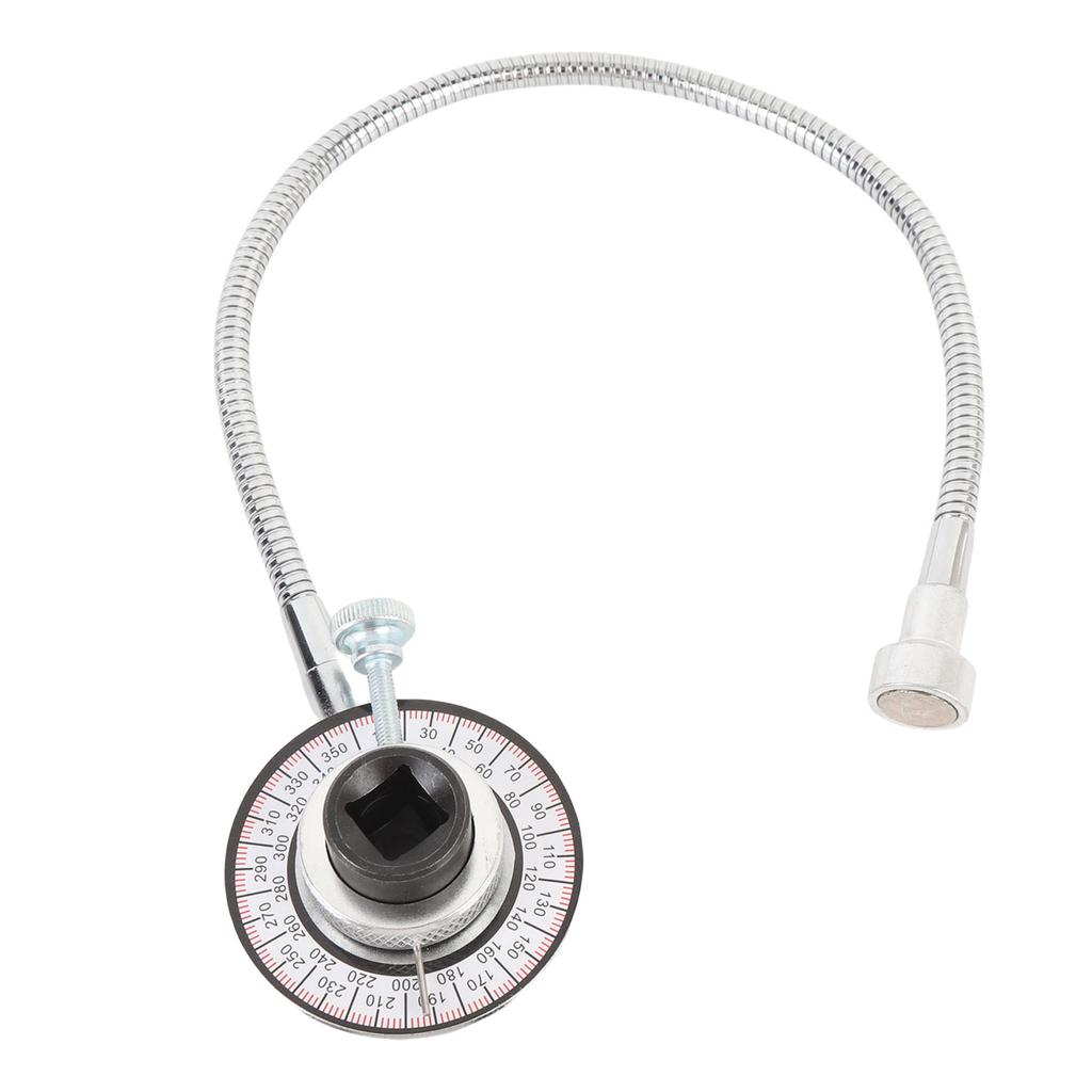 Torsion Angle Meter Alloy Steel 12in Drive Meter Clear Scale 360 degrees  Bending Wrench Angle Gauge with