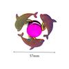 New Colorful Rainbow Alloy Fingertip Gyro Decompression Creativity Finger Spinners Hand Fidget Small Toys