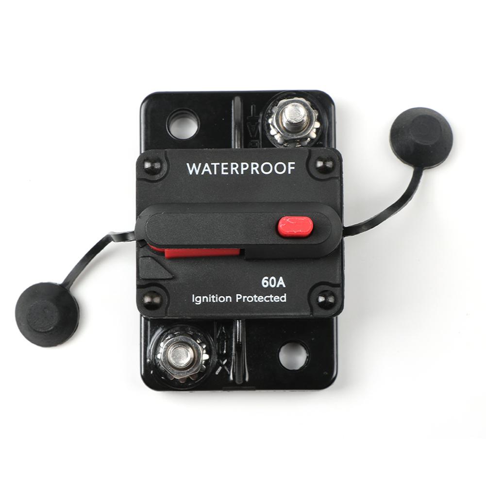 Wide Range 30A-300A AMP Circuit Breaker Fuse 12-48V DC Reset Waterproof For Car Boat Auto Circuit Breaker 6