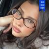 Retro Oval Anti-Blue Light Glasses for Women