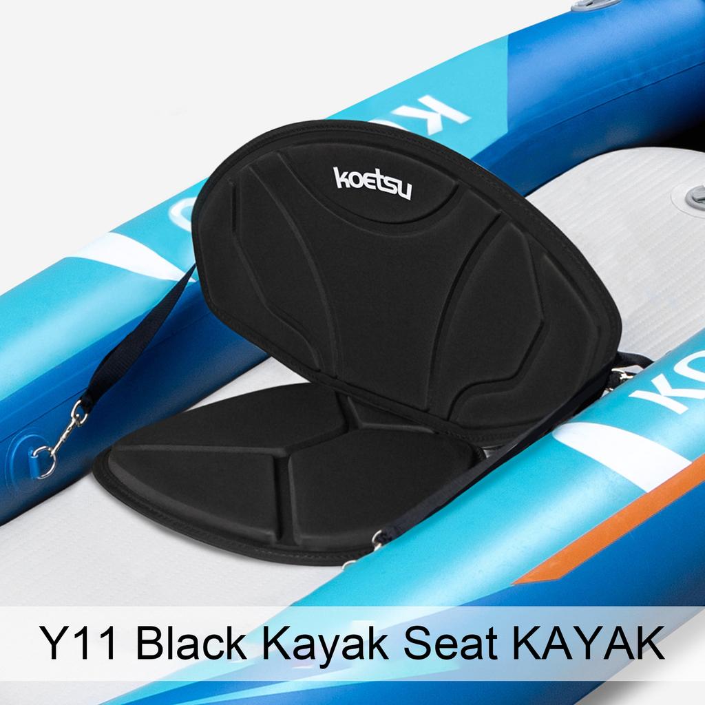 Eva Laminated Inner Core Adjustable Paddle Board Seat Adjustable Buckle Simple Padded Kayaks Seat for Drifting Boat Water Sports