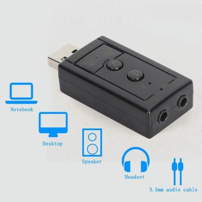Sound Card Professional Function Audio Transfer MIC Recording Plug Play Analog 7.1 Channel