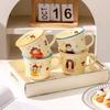 High Looking Family Student Mug Children's Water Cup Household Couple Cup Ceramic Cup Set Milk Cup