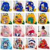 Cute Cartoon Print Nylon Children's Backpack For Boys And Girls Lightweight And Theft-proof