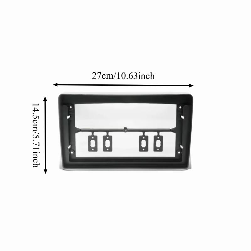 9inch 2din Car Radio Fascia Frame Adaptor For VW Transporter T5 Caravelle Multivan 2008-2015 Dash Panel Trim Kit