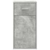 Sideboard with Drawers Concrete Grey 38 x 34 x 75 cm