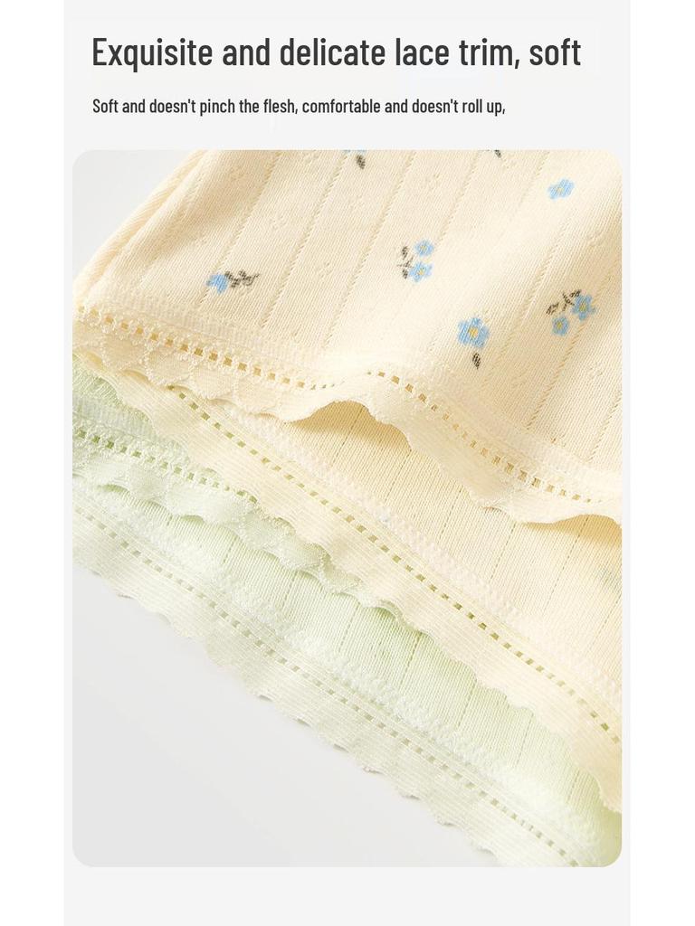 Children's Pure Cotton Boxer Briefs for Girls and Boys