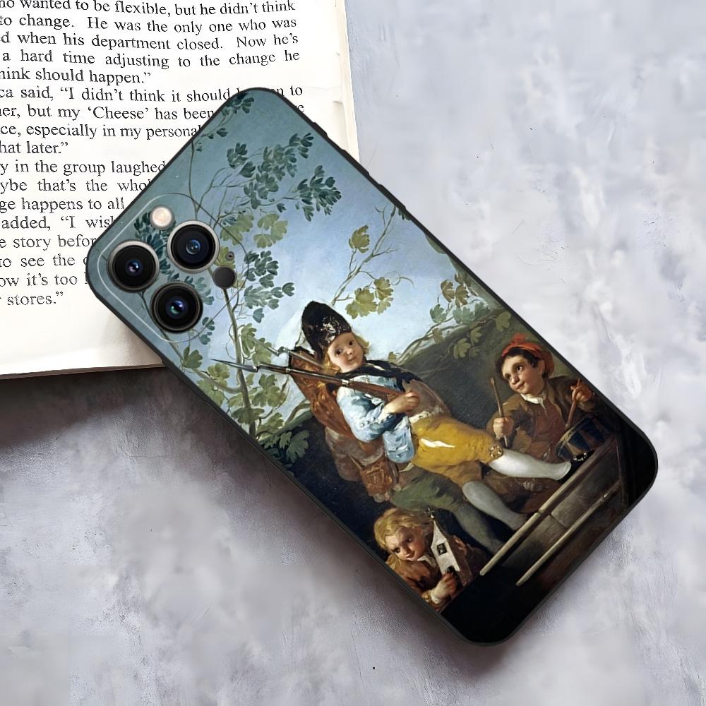 Spain Francisco Goya Art Phone Case for iphone 15 14 Pro 13 Mini 11 12 Max Xr X Xs 8 Plus Shockproof Back Cover