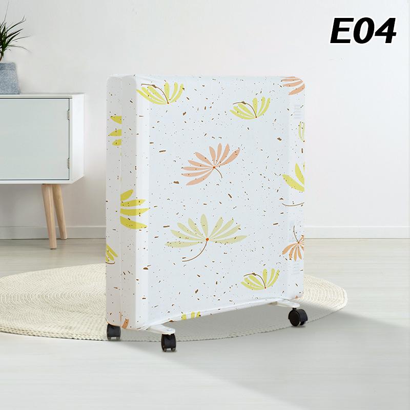 Radiator Dust Cover Cartoon Print Household Oil Tin Dust Cover Heater Dust Cover Electric Heating Dust Cover Home Storage Clean