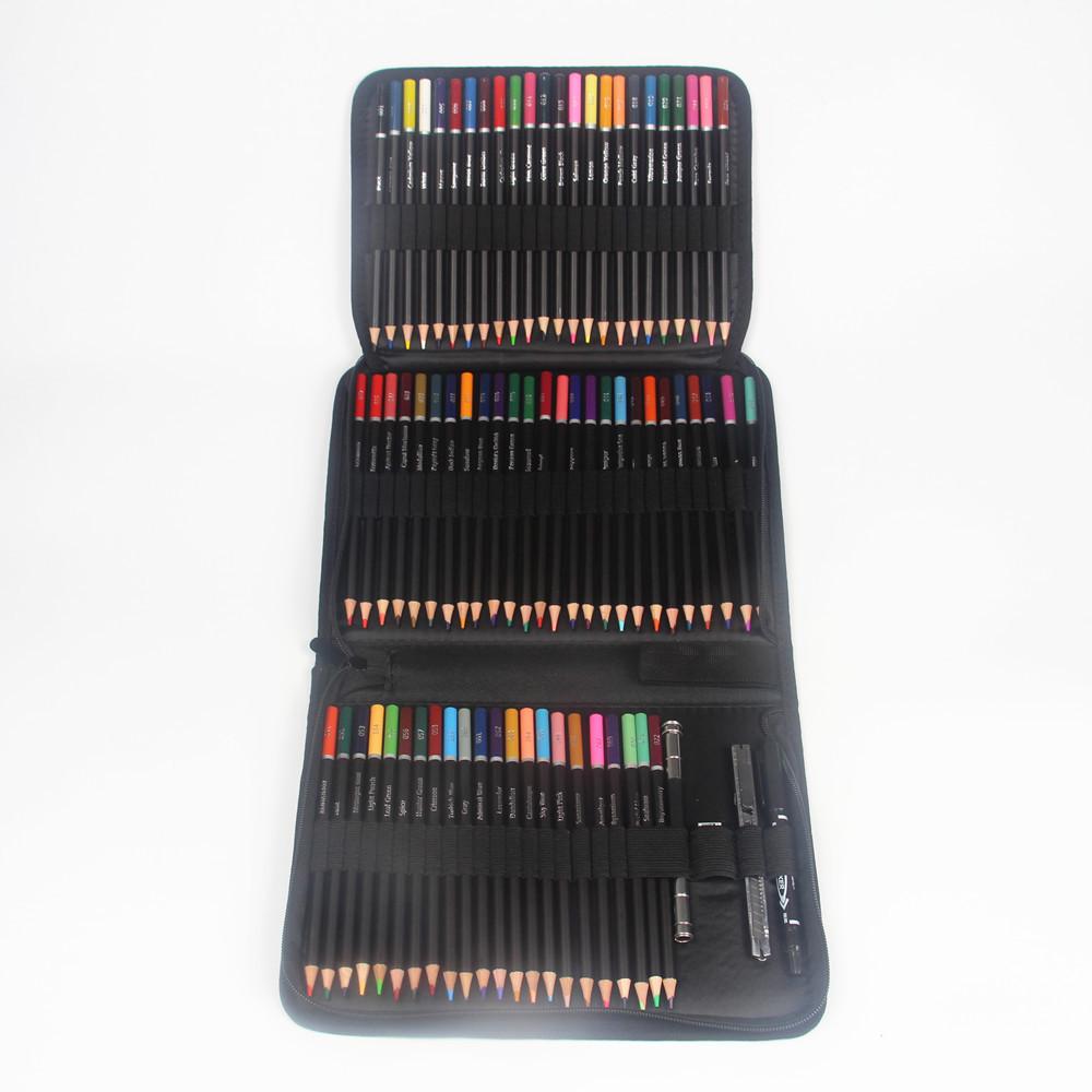 Sketch and Color Set: 35/71/145 Sketch Pencils, 72/120/180 Colored Pencils, 33/42/83/182 Drawing Pens