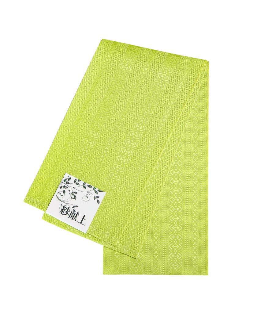 Gauze Kenjo Rolled Width Made In for Women [KYOETSU] Obi, Half-width Obi, Fabric, Pattern, 4-inch, Obi, Japan, (plain/Hiwa)