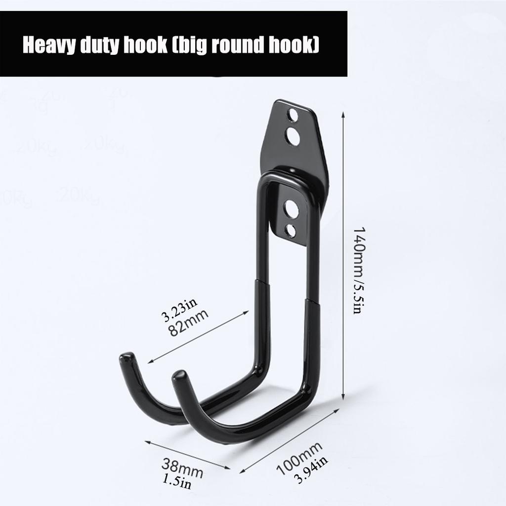 Garaj Depolama Yardımcı Kancaları, Garaj Bahçe Alet Düzenleyicisi, Asma Yardımcı Duvara Monte Kancaları, Ağır Hizmet Alet Depolama Düzenleyicisi