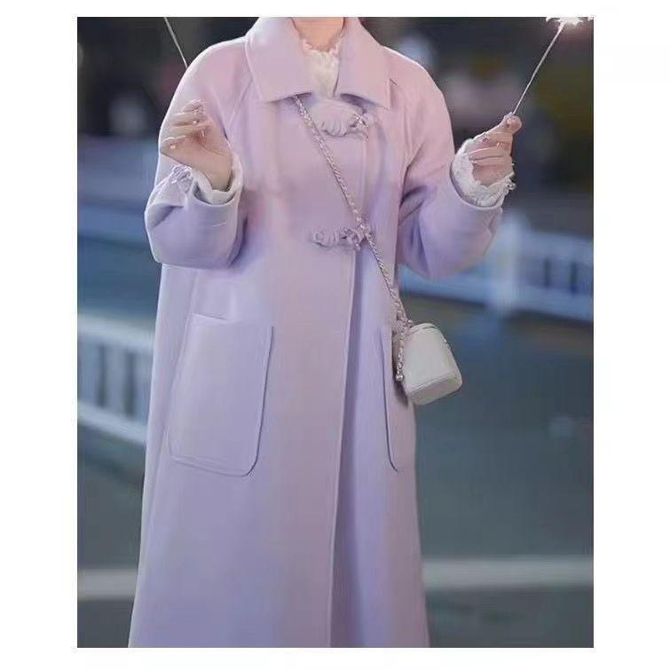 2025 Autumn/Winter Hepburn Petite Design Wool-Blend Duffle Coat