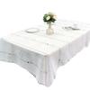 Polyester Tablecloth Soft Draping Waterproof for Parties Picnics Home Use