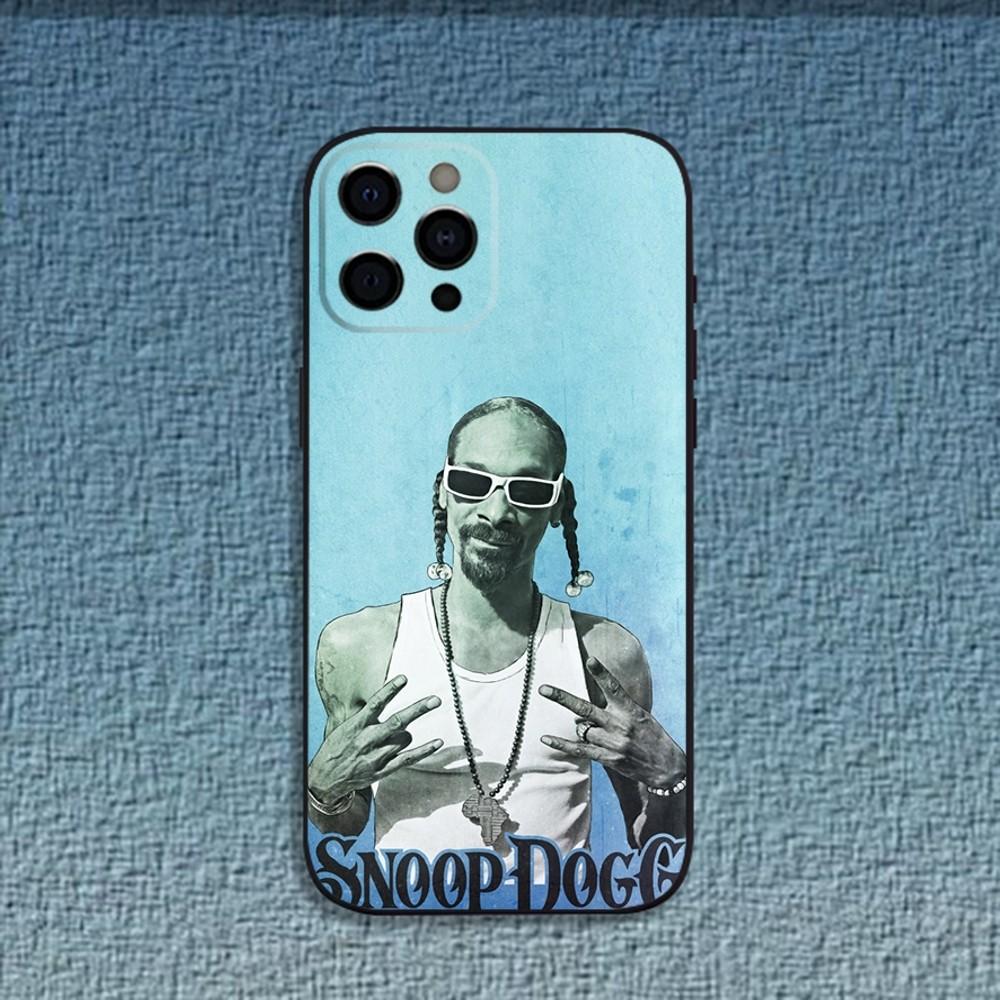 Rapper S-Snoop D-Dogg Phone Case For iPhone 16,15,14,13,12,11,Pro,X,XS,Max,XR,Plus,Mini Soft Black Cover