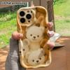 Phone Case: 2D Flat, Fits iPhone 18 17 16 15 14 13 12Pro, Plush Little Bear, Perfect Christmas and Halloween Holiday Gift