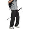 SWAMP AREA Outdoor Lightweight Quick-Dry Hiking Pants for Men, Spring And Summer Waterproof Straight-Leg Cargo Pants WS098 Matte Black XL