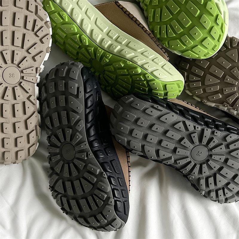3302U Home Slippers Women's Summer High-quality Version Thick-soled Heightening Tire Shoes Leather Versatile Women's Shoes