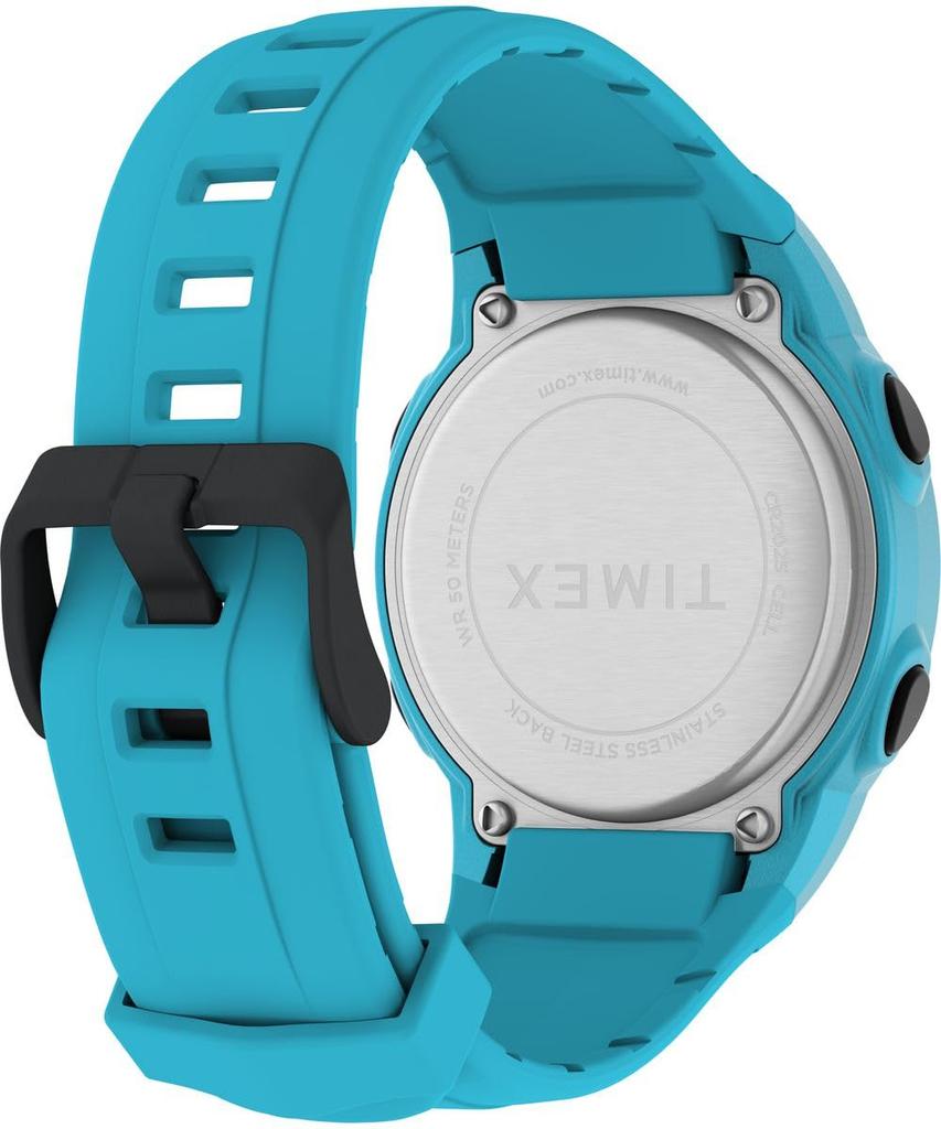 T100 Digital 5 ATM Water Blue [TIMEX] Watch, Resistant, Plastic, Dial, TW5M62900, Men's [Authentic]