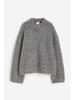 New Women's Loose Round Neck Plush Sweater: European & American Autumn/Winter Collection – Cozy, Solid Color Knit Outerwear, Lazy Style.