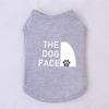 1 Pc Pet Vest, Text Print Summer Breathable Cat Clothing, Siamese, Ragdoll Silver Tabby Vest