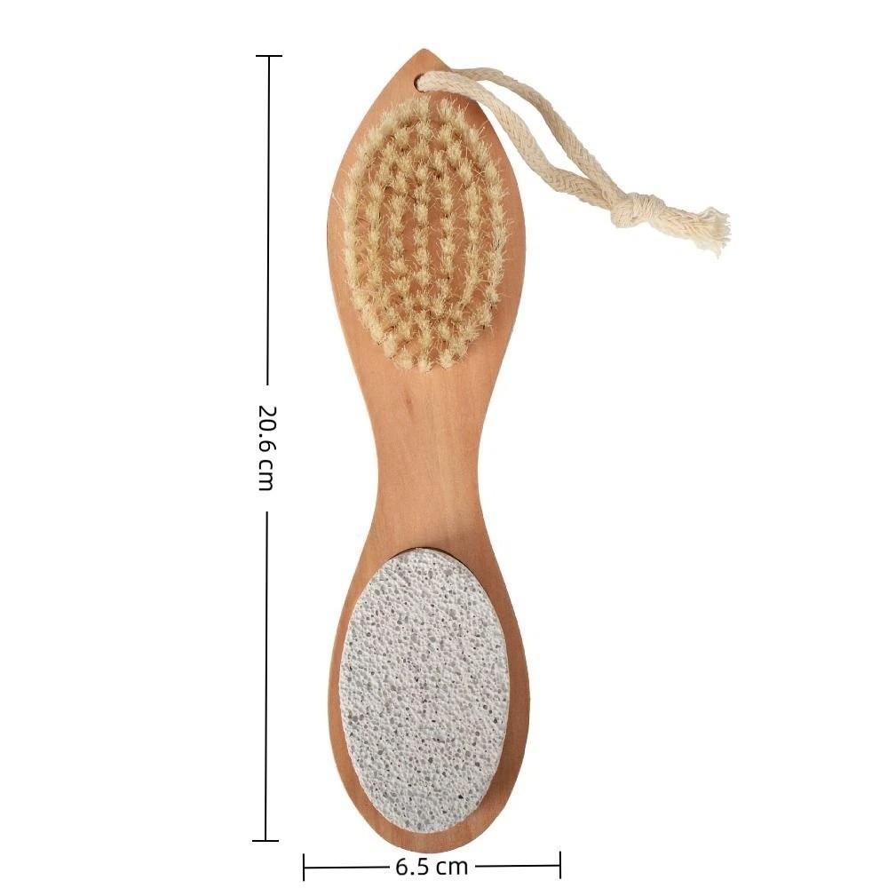 Multi-functional Foot Care Tool Wooden Exfoliating Foot Scrubber Personal Care