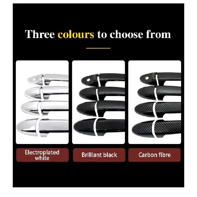 For Jeep Commander XK Accessories 2006 2007 2008 2009 2010 Car Door Handle Covers Anti-Scratch Luxurious Car stickers Tools