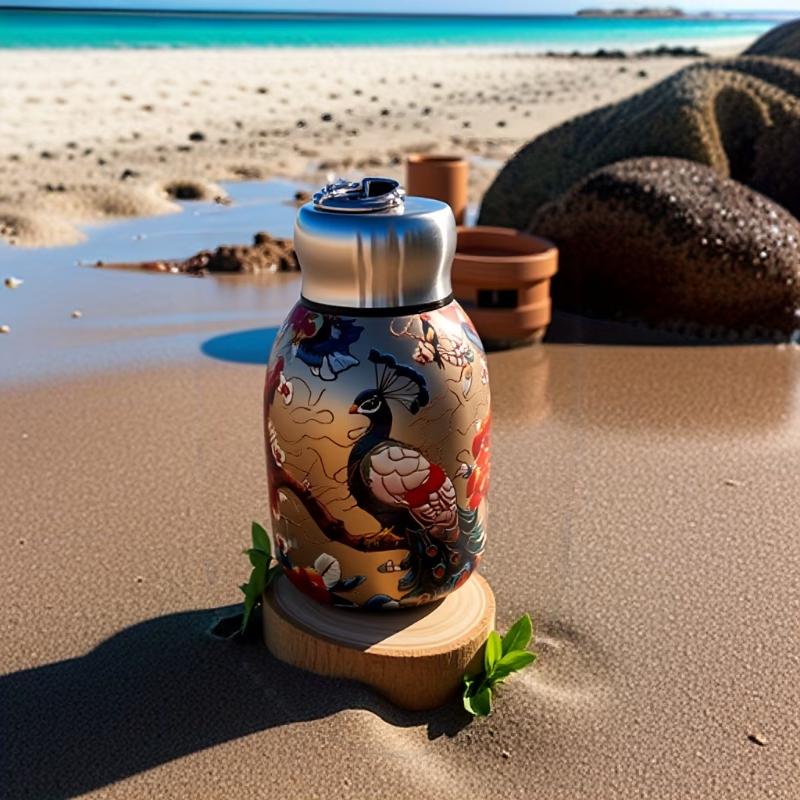 Creative Gift 304 Stainless Steel Insulated Cup 300ml Leak Proof Coffee Mug Durable Portable Water Bottle Outdoor Hiking