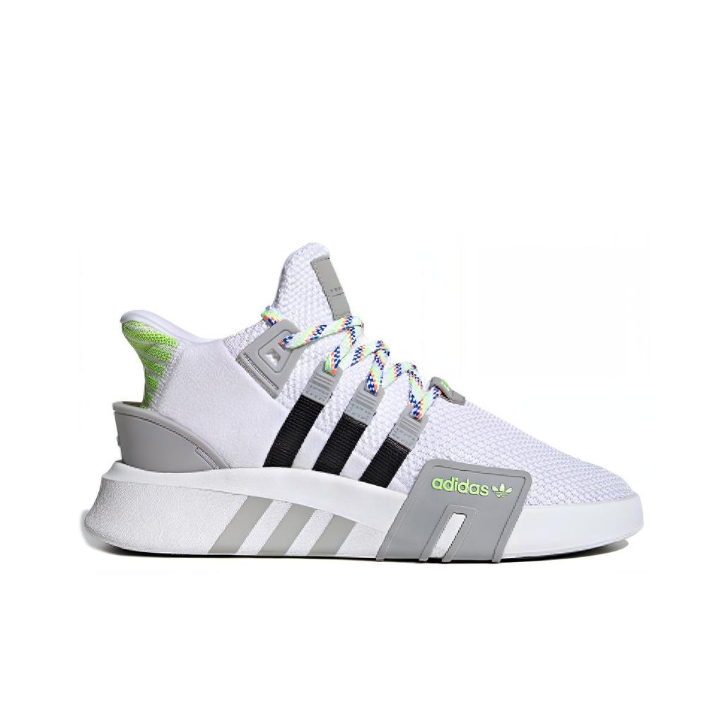 Adidas Originals Eqt Bask Adv Retro Shock Absorbing Non-Slip Low-Top Sports Casual Shoes Men Sneakers White Gray Green FW4252