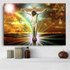 Canvas Painting Christian Poster Jesus Cross Posters and Prints Wall Art Picture For Living Room Decoration