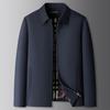 Fat Brother 2025 Men's Plus Size Business Casual Lapel Jacket