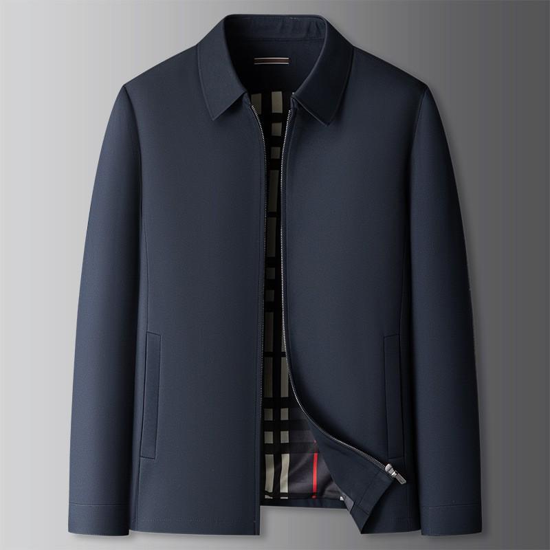 Fat Brother 2025 Men's Plus Size Business Casual Lapel Jacket