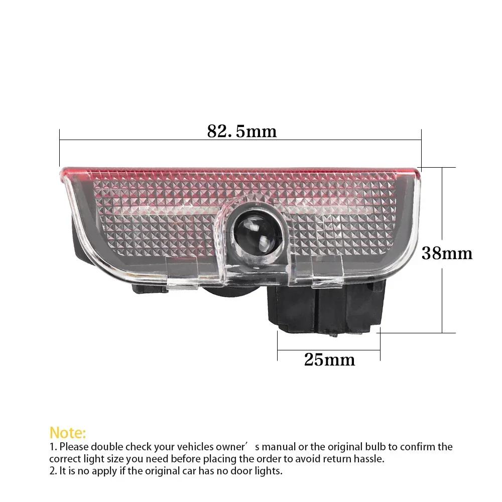 For VOLKSWAGEN VW Hot Sale LED Car Door Logo Projector Light Accessories for VW R Golf 5 6 7 GTI GTD GTE CC Passat B6 B7 B8 B9 C