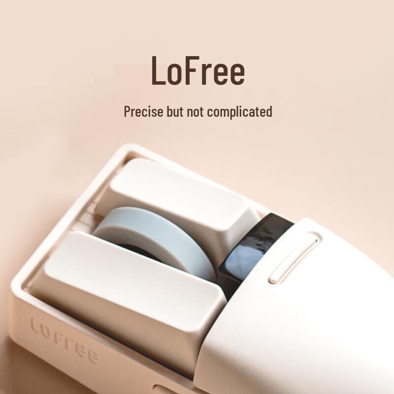 LOFREE OE909 Kleine gebogene Drei-Modus-Kabellose PBT-Büromaus