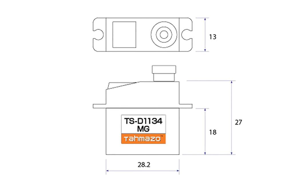 OK Mokei Tahmazo Servo 48908 TS-D1134MG