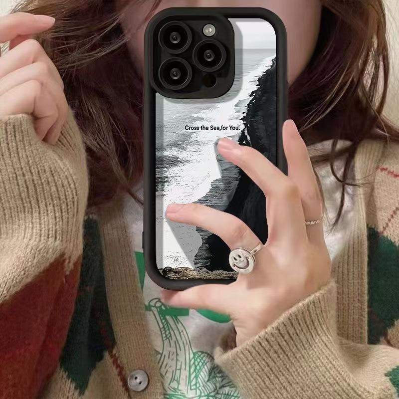 Couple Creative Ins Style Soft Silicone Protective Phone Case For Apple Iphone
