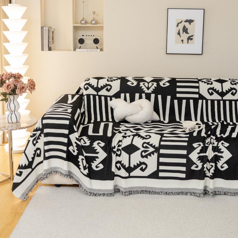 Chenille Sofa Cover Cloth Towel Sofa Blanket Cover Towel All-Inclusive Universal Sofa Cover Dust Four Seasons Universal