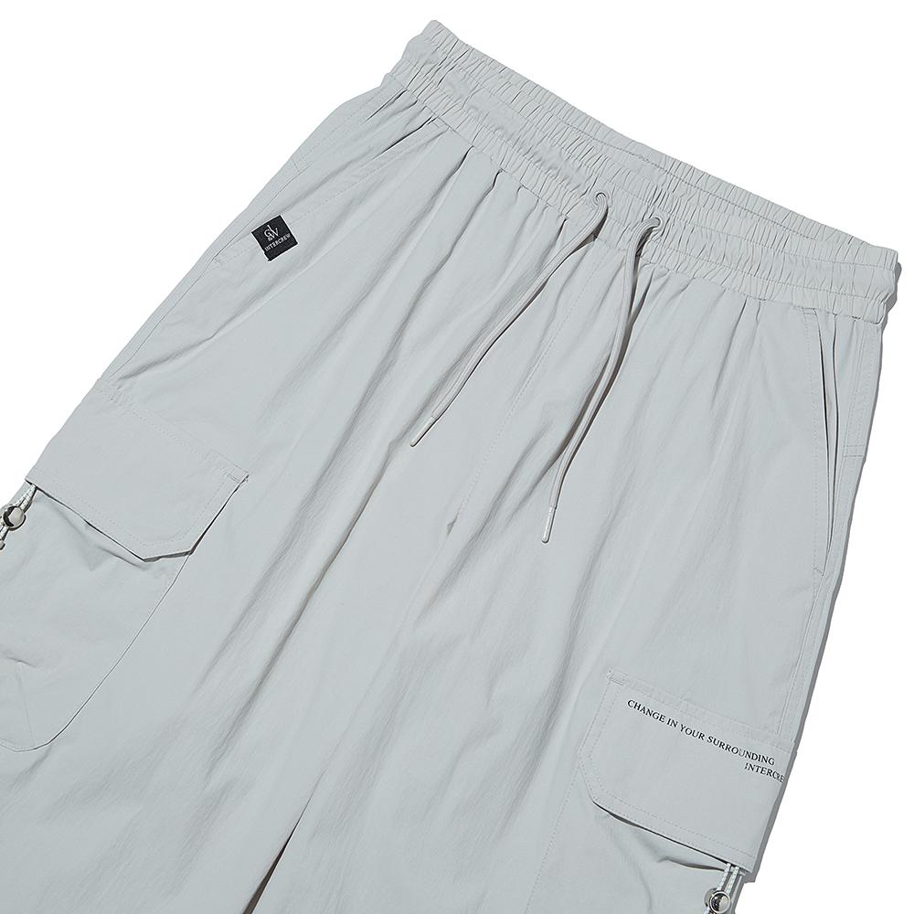 Intercrew [24Ss] Women'S Cargo Semi-Wide Pants L Grey Ity1Pl54Alg
