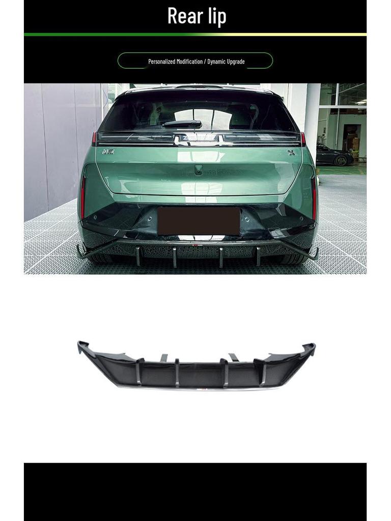 Carbon Fiber Body Kit for 2023 Zeekr X: Includes Front Lip, Side Skirts, and Rear Lip for Easy, Non-Destructive Installation.