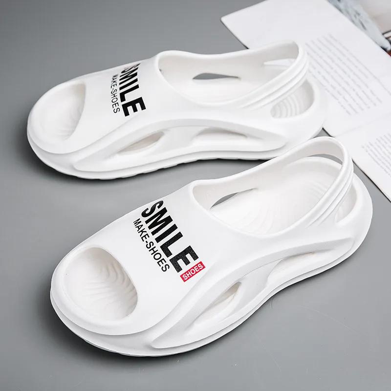 Men's Oversized Sandals Slip Resistant Sandal Shoes Trendy Casual And Fashionable Eva Beach Slippers Clogs