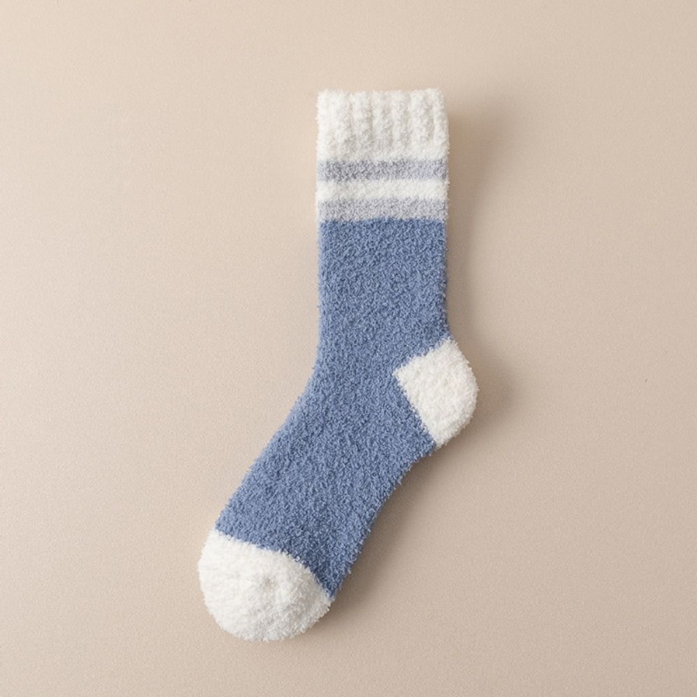Sleep Socks Winter Coral Velvet Socks Multicolor Soft Cotton Socks Warm Fluffy Floor Socks Men
